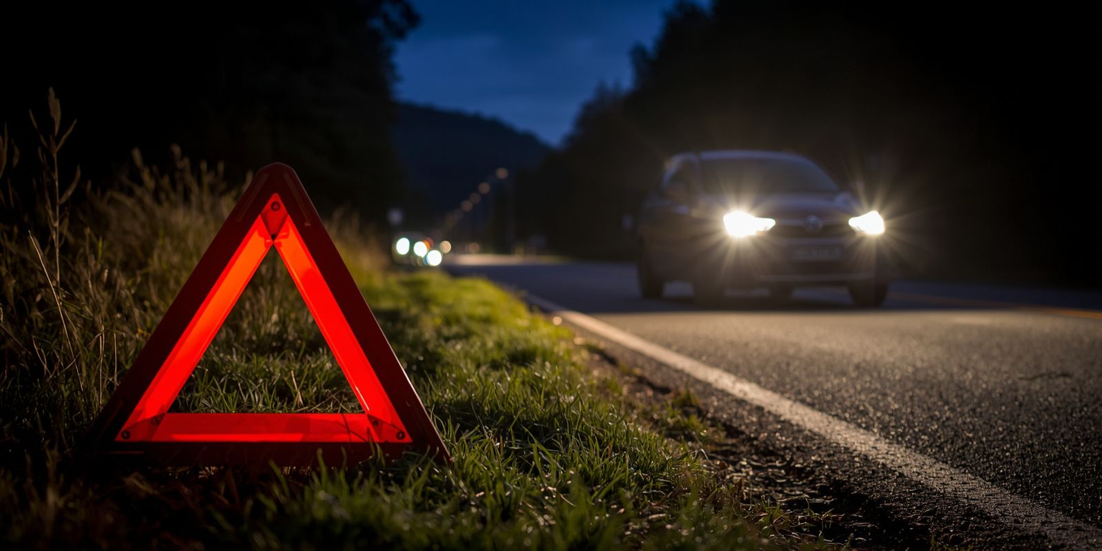 Laweta w Koninie podczas mocowania pasów do pojazdu przed transportem na osiedlowym parkingu
