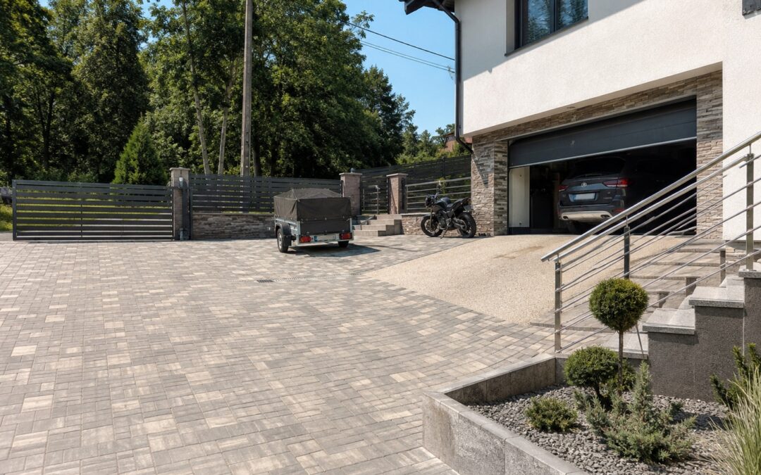 Bezpieczne miejsce dla auta zaczyna się przy bramie -ogrodzenia i bramy aluminiowe w ochronie samochodu